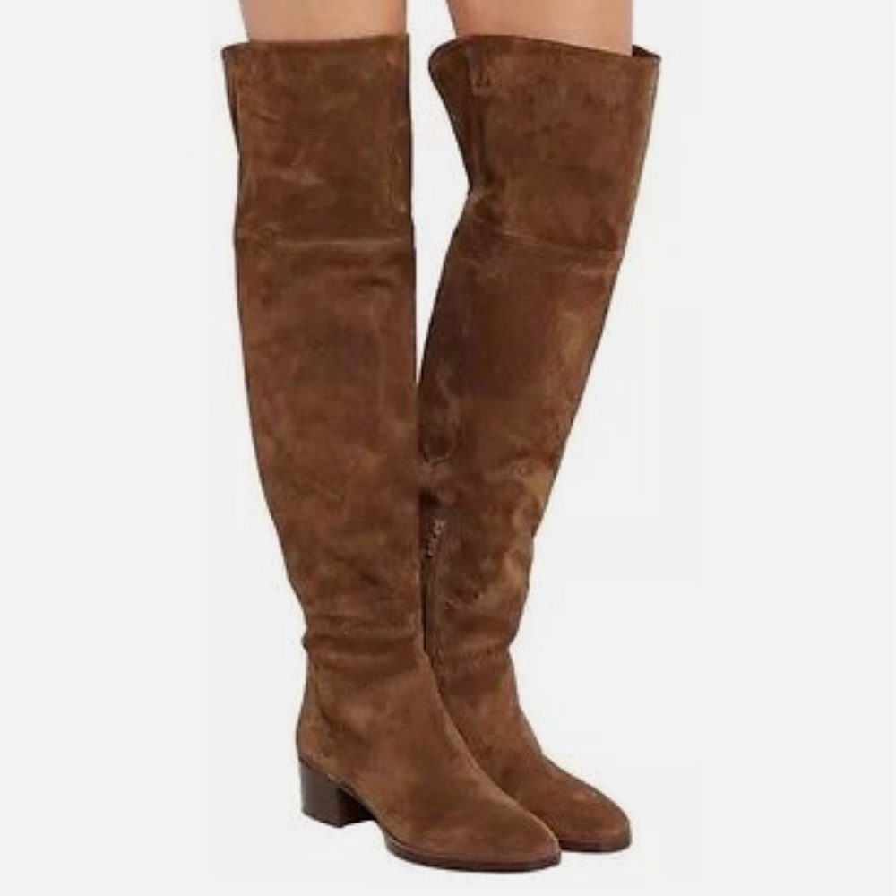 Chloe “Grace” Suede Over the Knee Boot - size 37